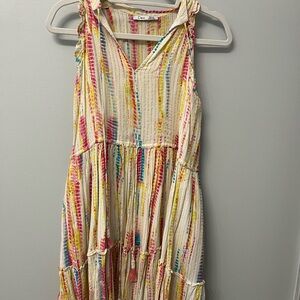 Dex Floral Dress in Pink and Yellow